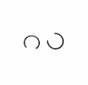 DDM Zenoah RC Piston Wrist Pin Snap Ring Set