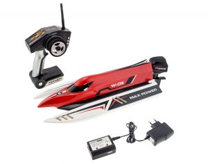 FM09 Powerboat Brushless-Katamaran - rot – Bild 2