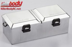 Killerbody - 1/10 Zubehoer - Scale - Schachtel aus Plastik - Chrome - 140x60x55mm