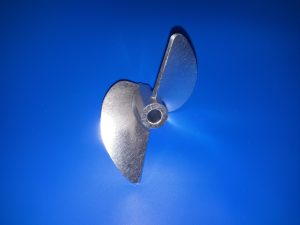 TFL CNC Alu Propeller 70/2 x1,9 Fahrfertig links