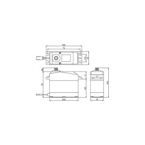 Savöx Servo SW-0241MG Digital (40kg/cm) 7.4Volt – Bild 2