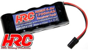 HRC 1700 - Empfänger Akku - NiMH - 6V 1700mAh - flach - UNI Stecker