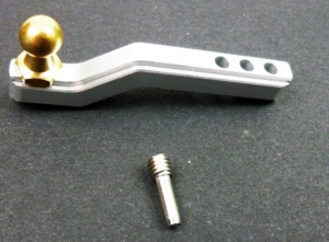 YEAH RACING Aluminum & Brass Drop Hitch Receiver for Traxxas TRX-4