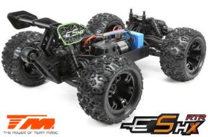 Team Magic E5 HX – Schwarz/Rot 1/10 Racing Monster Elektrisch - 4WD - RTR - Brushless - Wasserdicht – Bild 3