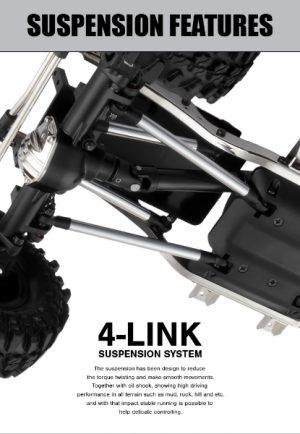 GMADE Gmade 1/10 GS01 Sawback 4LS Kit – Bild 2