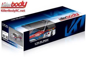 Karosserie - 1/10 Touring / Drift - 195mm - Scale - Fertig lackiert - Box - Lancia Delta HF Integrale - Racing – Bild 2