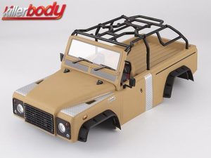 Karosserie - 1/10 Crawler - Traxxas TRX-4 - Scale - Fertig lackiert - Box - Marauder II - Military Sand
