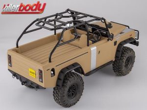 Karosserie - 1/10 Crawler - Traxxas TRX-4 - Scale - Fertig lackiert - Box - Marauder II - Military Sand – Bild 4