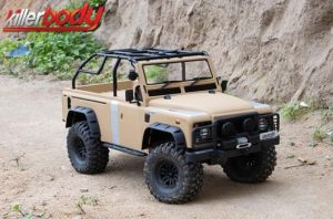 Karosserie - 1/10 Crawler - Traxxas TRX-4 - Scale - Fertig lackiert - Box - Marauder II - Military Sand – Bild 3