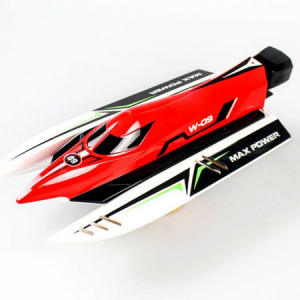 FM09 Powerboat Brushless-Katamaran - rot