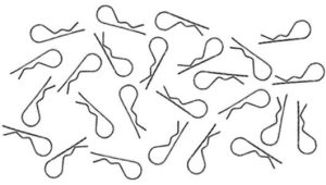 Proline Body Clips - Karosserieklammern - 1/8 (10 Stk)