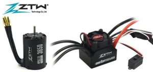 ZTW  Fahrtregler COMBO - Brushless - 1/10 - 2~3S - Beast SLL - 45A / 260A - 3450KV Motor
