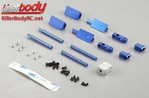 Karosserie Teilen - 1/10 Touring / Drift - Scale - Aluminium - Stealth Magnet Karosserie Halter