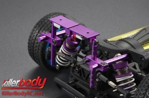 Karosserie Teilen - 1/10 Touring / Drift - Scale - Aluminium - Stealth Magnet Karosserie Halter – Bild 4