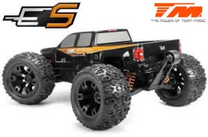 Team Magic E5 - 1/10 Monster Truck Elektrisch - 4WD - RTR - Brushed - Wasserdicht - schwarze Karosserie – Bild 10