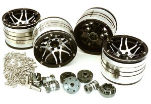 Integy 2,2x1,75-Zoll-Rad mit hoher Masse (4) mit 14 mm gekröpften Naben für 1/10 Crawler