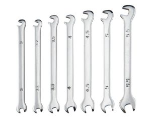 Donau Mini-Doppel-Maulschlüssel-Set 7-tlg