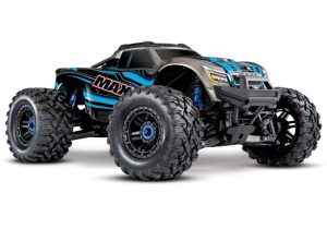 TRAXXAS MAXX 1:10 RTR TSM SR VXL-4S REGLER OHNE AKKU/LADER 1/10 MONSTER-TRUCK BRUSHLESS Blau