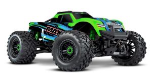 TRAXXAS MAXX 1:10 RTR TSM SR VXL-4S REGLER OHNE AKKU/LADER 1/10 MONSTER-TRUCK BRUSHLESS GRÜN