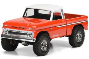 Karosserie - 1/10 Crawler - Unlackiert - 1966 Chevrolet C-10 (Cab & Bed) - für 12.3" (313mm) Crawler