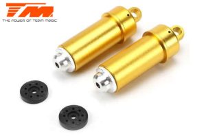 Team Magic Ersatzteil - E6 III - Aluminium Gold eloxiert - Stossdämpfer (2 Stk.) – Bild 2