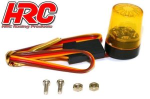 HRC Lichtset - 1/10 TC- LED - JR Stecker - Einzeln Dach Blinklicht V5 - Orange