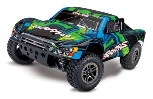 TRAXXAS SLASH 4X4 Brushed  GRÜN RTR mit AKKU/LADER 1/10 4WD SHORT-COURSE-RACE-TRUCK