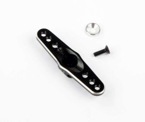 Aluminium Servo Arm 25 Zähne doppel (leicht) Schwarz