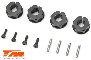 Team E5 - Radmitnehmer klemmend 12mm - schwarz (4pcs)