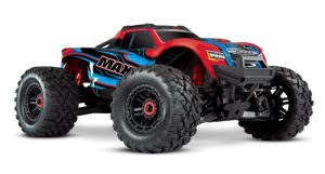 TRAXXAS MAXX 1:10 RTR TSM SR VXL-4S REGLER OHNE AKKU/LADER 1/10 MONSTER-TRUCK BRUSHLESS Rot