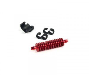 Sprit Kühler Rot (inkl. Halter & 2x Clips)