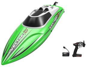 Brushed Rennboot, Vector XS, RTR-Set von Volantex, Grün