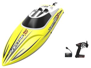 Brushed Rennboot, Vector XS, RTR-Set von Volantex, Gelb