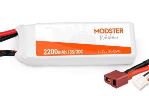 Modster LiPo Pack 3S 11,1V 2200 mAh 30C (Deans) MODSTER WhiteLine