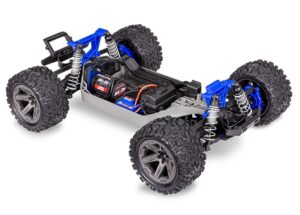 TRAXXAS Rustler 4x4 BL-2S blau 1/10 Stadium-Truck RTR BL-2S Brushless, HD-Teile, ohne Akku/Lader – Bild 2